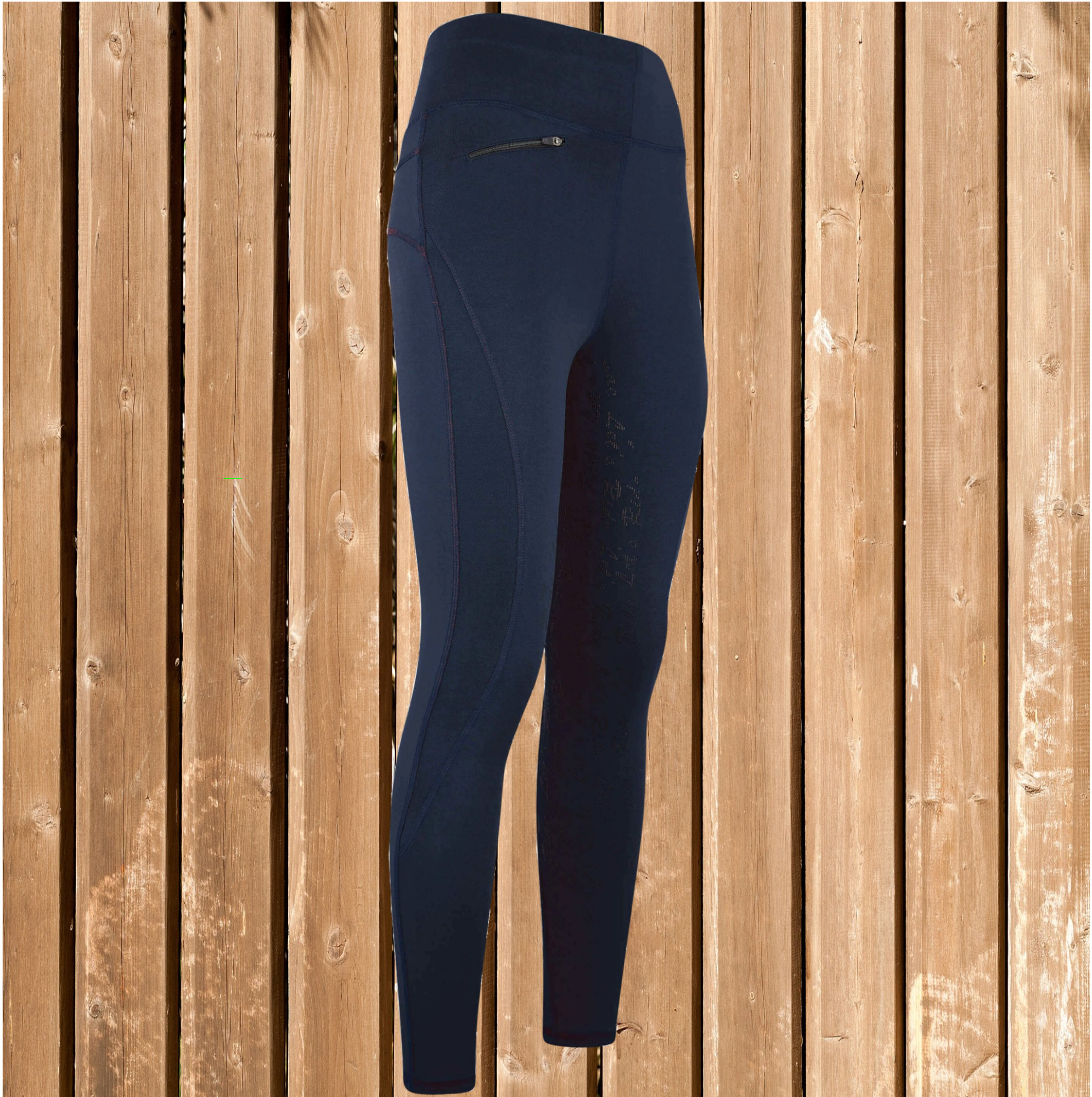 EuroStar Kinder Winter Reitleggings Dietse, Full-Grip, navy